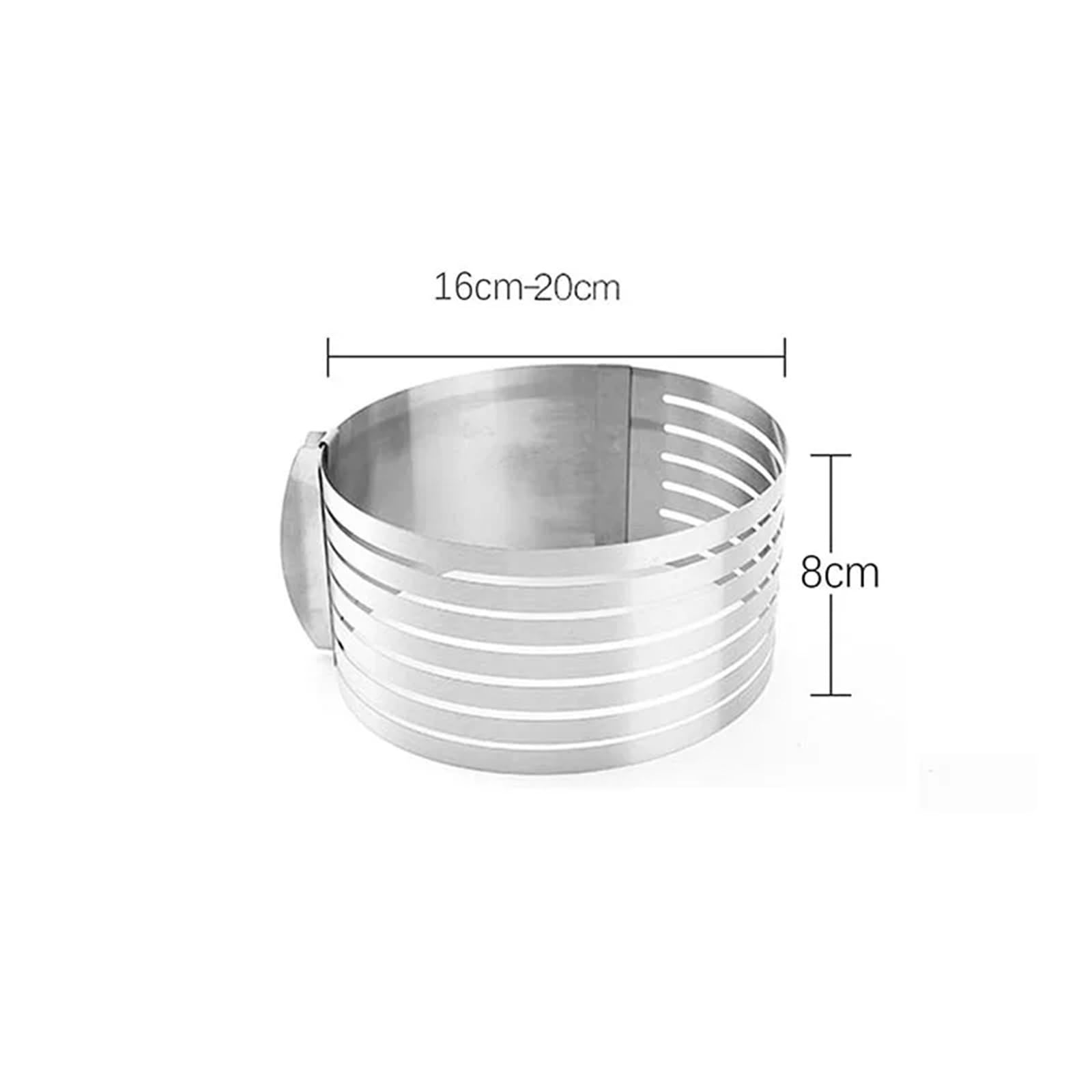 Tortenring 6-12 Zoll Einstellbare Edelstahl Kuchen Slicer Form Backformen Cutter Kuchen Ring Backen Kuchen Werkzeuge Brot Slicer Layered BakingTool(S)