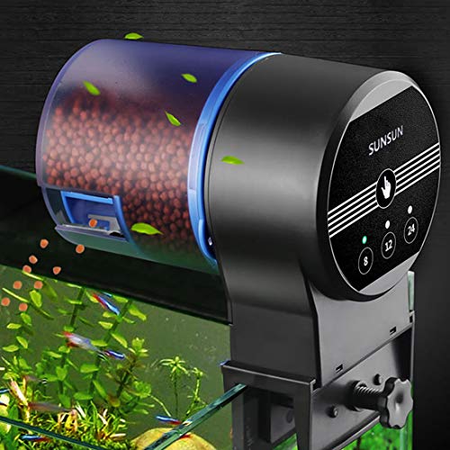 Automatic Fish Feeder Aquarium Tank Timer Feeder Vacation Moisture-Proof Auto Fish Feeder for Flakes Automatic Fish Feeder Aquarium Tank Timer Feeder Vacation Moisture-Proof Auto Fish Feeder for Flakes