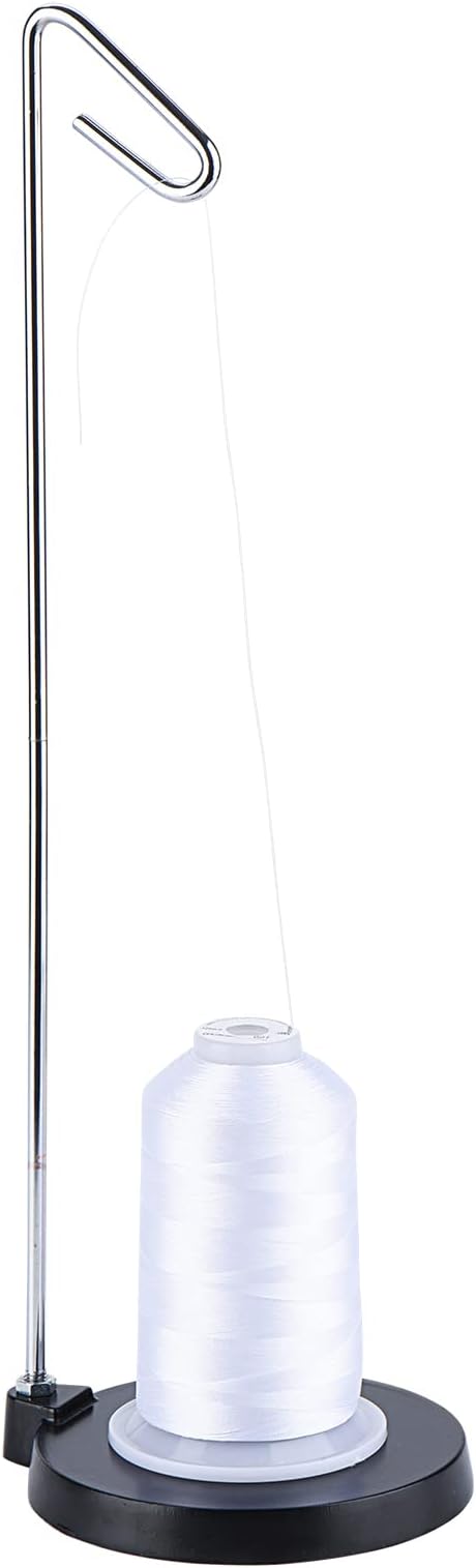 Simthread Spool Holder for Embrodiery, Sewing and Quilting Thread, All Metal Thread Stand, Black