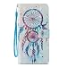 S9 Plus Wallet Case, Galaxy S9 Plus Case, JanCalm [Kickstand][Card/Cash Slots] [Wrist Strap] [3D Painted Dream Catcher Pattern] Premium PU Leather Fold Flip Pouch Cover + Crystal Pen