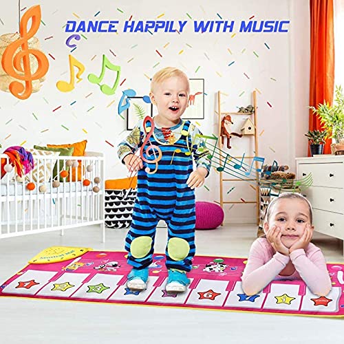 Piano Music Dance Mat, Educational Music Toys For 1-6 Year Old Girls Boys Toddlers Infant Kids Gifts For 2-6 Year Old Boys Girls Birthday Present1 - 2