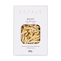 Vista 15 de Eataly Fideos de Pasta Italiana Antichi Fusilli - Caja de 500g (17 oz.) - Sémola de Trigo Duro Auténtica - Hecho en Italia - Fideos Secos
