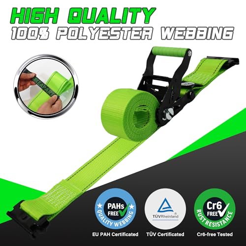 Heavy Duty Wheel Chock Tie Down Set