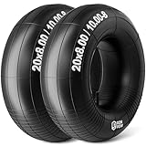 RONPOW 20x8.00-8 & 20x10.00-8 Lawn Mower Tire Tube, TR-13 Straight Valve Stem, Heavy-Duty 20x8x8 & 20x10x8 Inner Tube, Fits Riding Mowers, Yard Trailers, Garden Tractors, ATVs, 2 Pack
