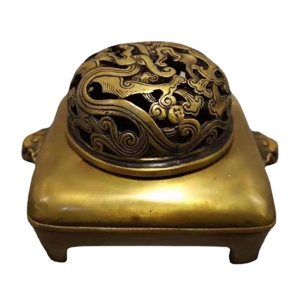 Incense Burner Antique Household Incense Burner Brass Meditation Accessories Living Room Decoration Ornaments Waterfall Incense Burne
