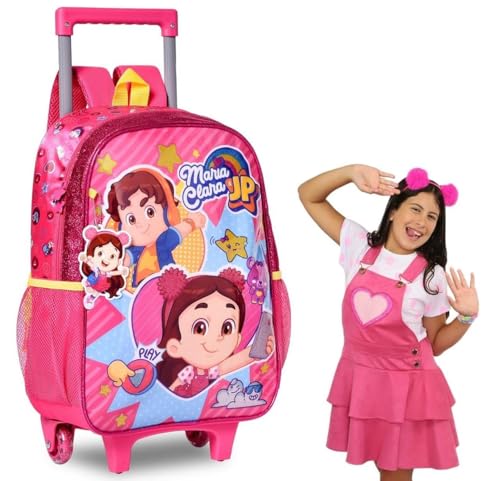 Mochila Rodinhas Maria Clara Jp Youtube Infantil Rosa Clio