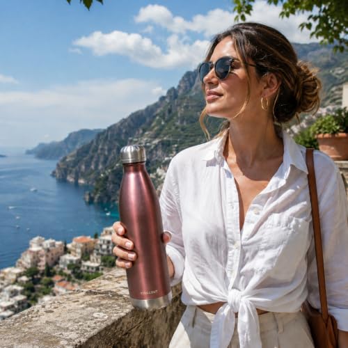 Image of CHILLOUT LIFE 25oz Insulated Stainless Steel Water Bottle, Leak Proof