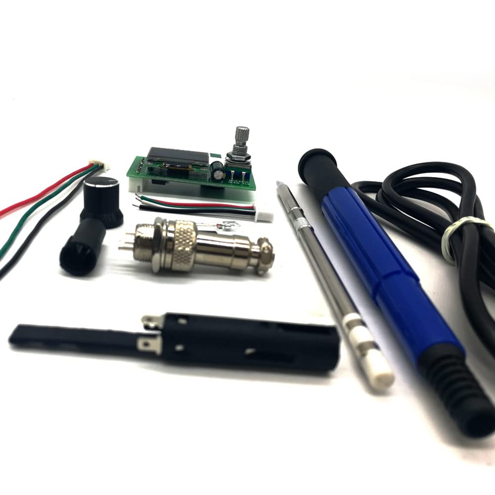 T12 kontroler OLED cyfrowa stacja lutownicza zestawy DIY z uchwytem zastosowanie do końcówek T12