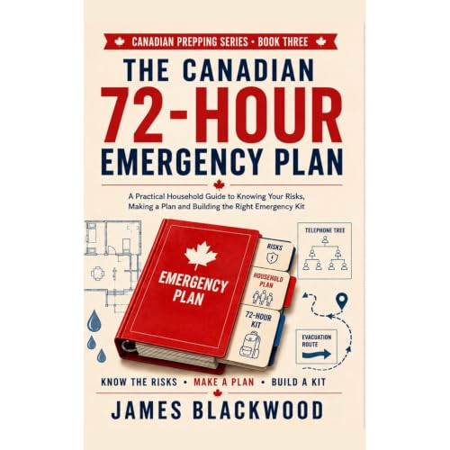 The Canadian 72 Hour Emergency Plan Audiolibro Por James Blackwood arte de portada