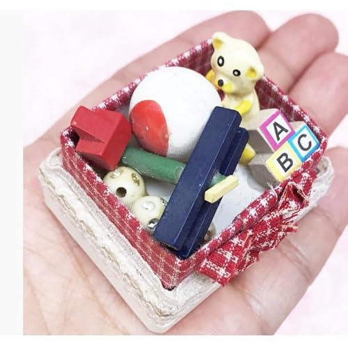 Accesorios de gnomos, trineo de gnoble en miniatura de madera y caja de regalo para puerta de amigo invisible, decoración navideña, accesorios de Navidad en miniatura