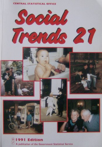 Social Trends No 21, 1991 0116204478 Book Cover
