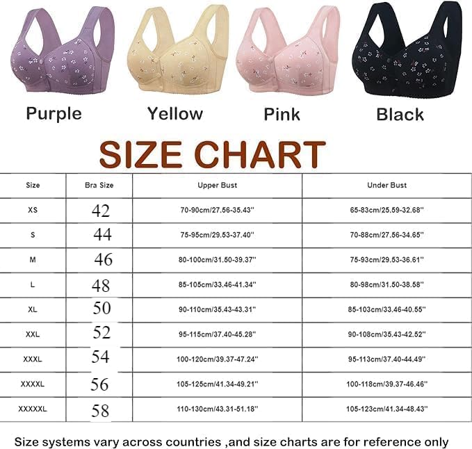 Daisy Bras for Older Women, 2025 Upgraded Daisy Bra for Seniors Front Closure, No Underwire Comfortable Bra - Image 5