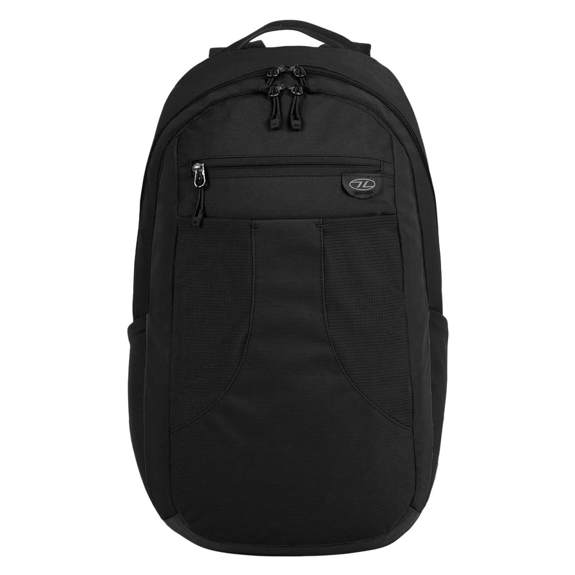 Highlander Men's Black Arran Daysack 22L : Lightweight Compact Hiking Outdoor Urban Rucksack Backpack With Sleeve For 15" Laptop Or Tablet (Black)