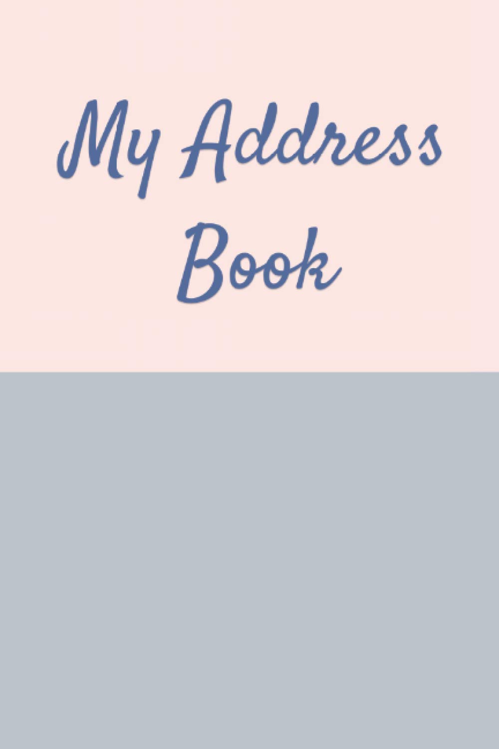 My Address Book: Striped Fillable Journal