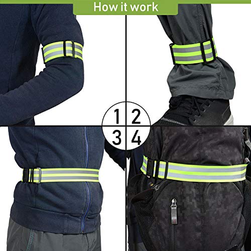 Tourun Reflective Running Vest Gear With Pocket For Women Men Kids, Safety Reflective Vest Bands For Night Cycling Walking Bicycle Jogging #TOP5