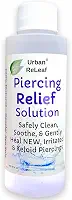 Urban ReLeaf Piercing Relief Solution ! Safely Clean, Soothe & Gently Heal New, Irritated and Keloid Piercings. 100% Natural Sea Salt, Tea Tree, Rosemary