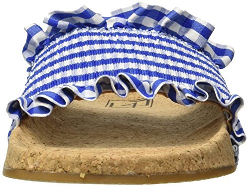 LFL by Lust for Life Sandália feminina Ll-Alexa Slide, Xadrez azul, 11