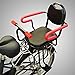 PEALOV SièGe Velo Enfant Arriere,Amovible Universel Ensemble D'Accessoires De SièGe ArrièRe De VéLo,avec Garde-Corps Dossier Et PéDale,Ceinture De SéCurité,Protective Nets,pour 2-5 Ans Enfant