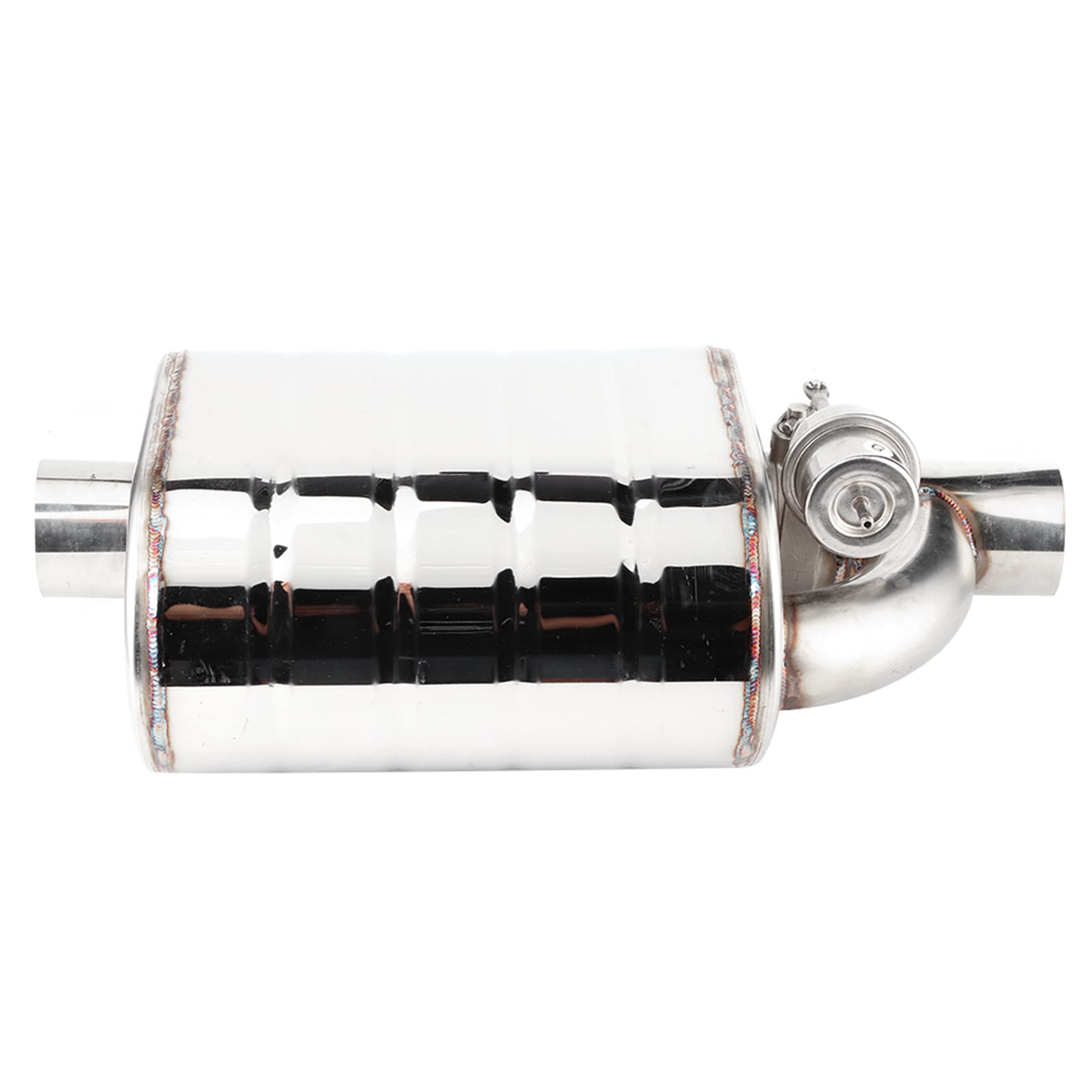 Bomba de Vacío de Escape, Válvula de Escape Eléctrica Universal para Automóvil de 63 Mm Dispositivo de Puerto Remoto de Acero Inoxidable Tubo de Bomba de Vacío Silenciador Variable