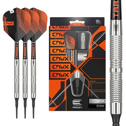 Target Darts Crux 11 19G 90% Tungsten Soft Tip Darts Set