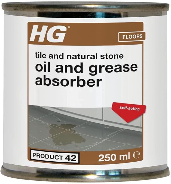 HG Tile and Natural Stone Oil and Grease Absorber 42, Removes Oily