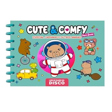 Capa do livro Cute & Comfy Super Special Edição 11 - Especial Capivaras e Outros Animais - Encadernação em Disco