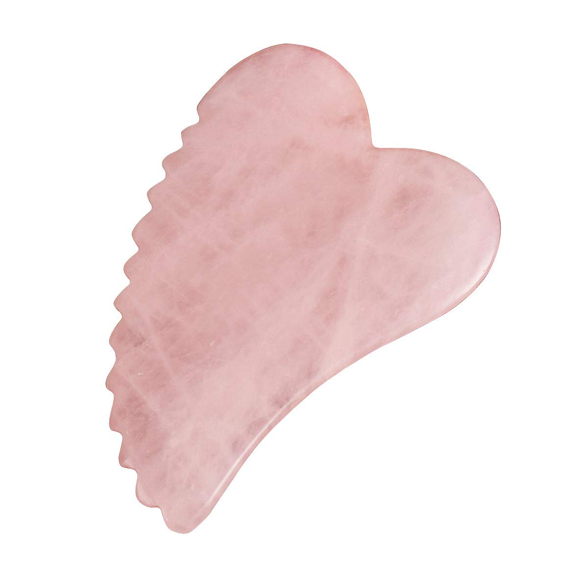 FORUHEALTH Pink Rose Quartz Facial Gua Sha Tool Rose Quartz Facial Gua Sha Comb Edge Gua Sha Facial Tool Gua Sha Scalp Massager Pink Rose Quartz Gua Sha Board For Facial Skincare (B07TTBLSMG) Amazon Price History, Amazon Price Tracker
