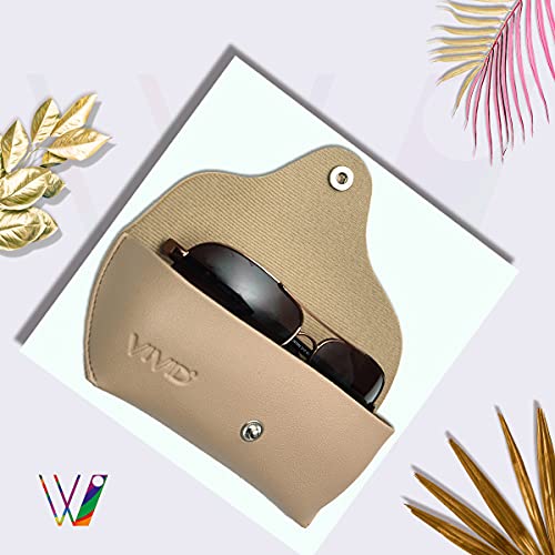 Image of Unisex Specs Snap Button Eyewear Dabbi Artificial Leather Soft Case Cover