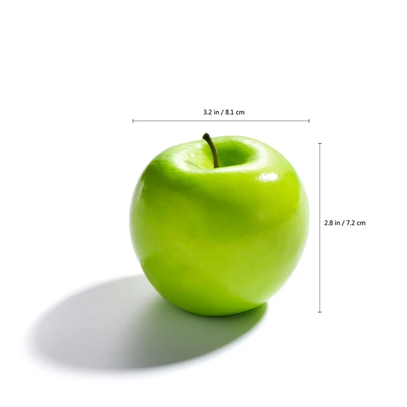 Simulazione di Frutta Decorativa, 1PC Artificiale Finta Schiuma Frutta E Verdura Verde for Decorazione di Nozze Scrapbooking Simulazione Finta Frutta(Red)