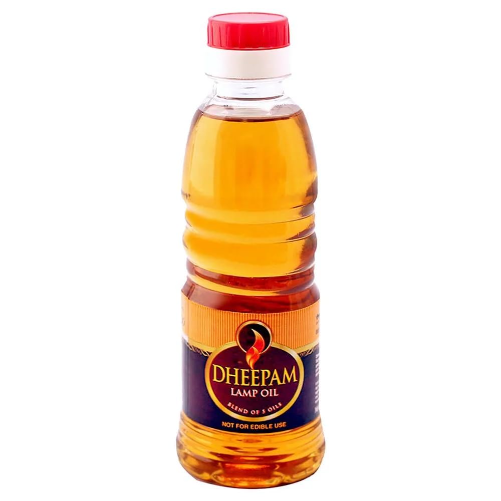 Dheepam Lamp Oil - Blend of 5 Oils - Pure and Oil - 200 ml