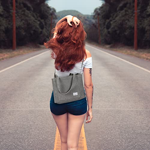 Image of Valleycomfy Corduroy Tote Bag for Women Travel Crossbody Bag Purse Women Shoulder Bags Work Handbags Everyday Hobo Bag