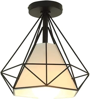 Stoex Plafonnier Industrielle Retro 25cm En Forme Diamant