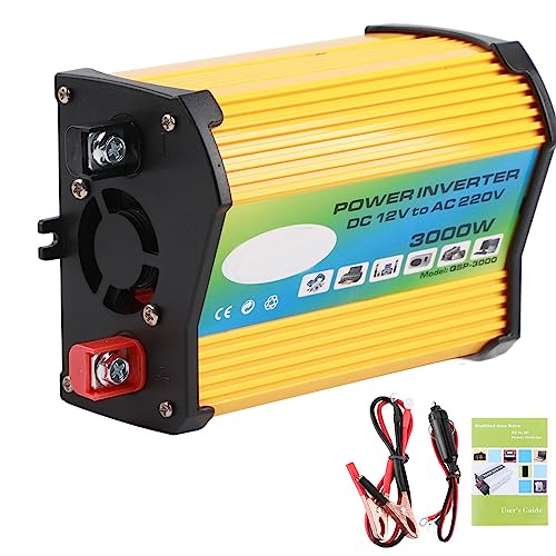 Onduleur de voiture 300W convertisseur 12V 220V allume cigare chargeur PC portable double USB