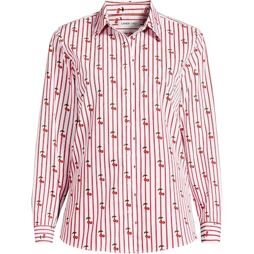 Image of Lands' End Women's Pinwale Cord Long Sleeve Shirt