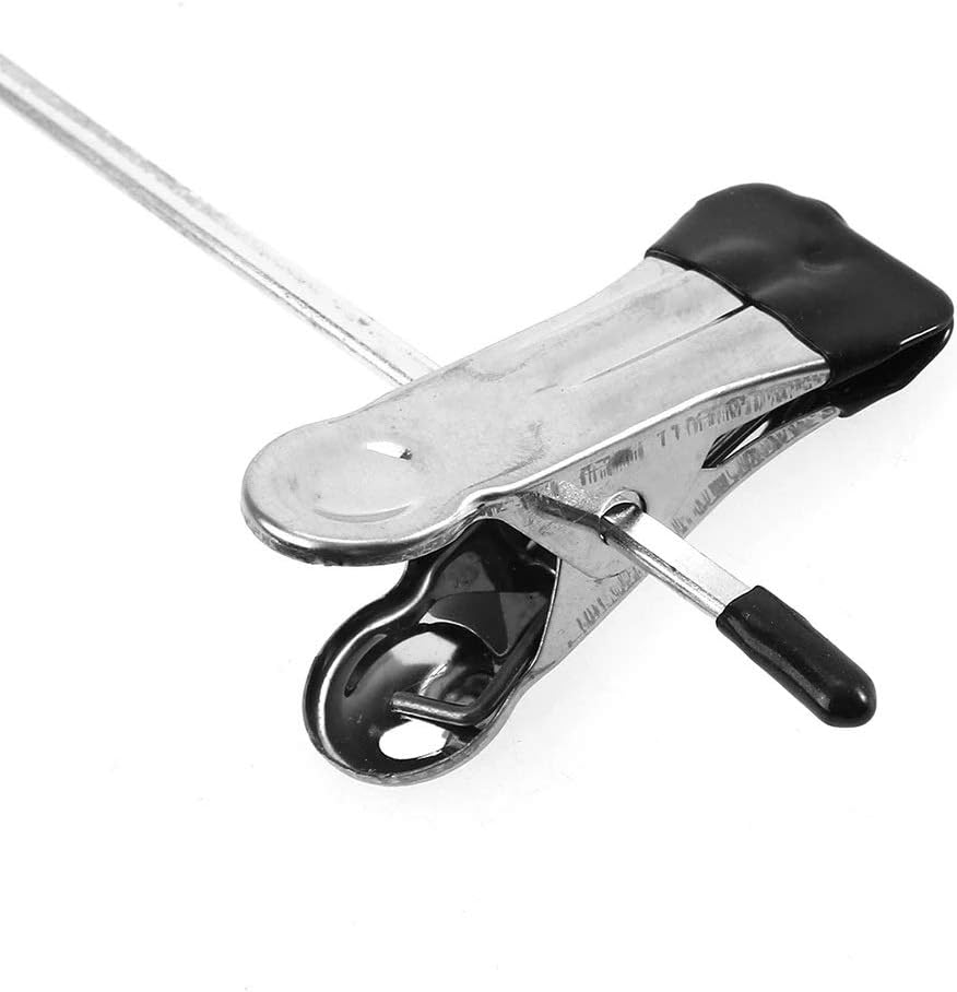 JSEIAJB 10pcs Coat Hangers Strong Clothes Hanger Drying Rack for Trouser Skirt Pants Non-Slip Stainless Steel