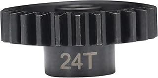 Hot Racing NSG24M15 24t Mod 1.5 Hardened Steel Pinion Gear 8mm Bore