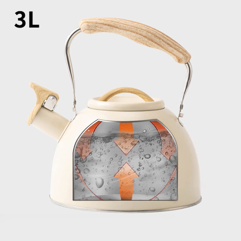 Hominas Bouilloire Sifflante Inox 3 L, Théières Bouilloire Hominas Bouilloire Sifflante Inox 3 L, Théières Bouilloire