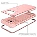 WeLoveCase Galaxy S8 Wallet Case Defender Wallet Design with Hidden Back Mirror and Card Holder Heavy Duty Protection Shockproof 3 in 1 All-Round Armor Case for Samsung Galaxy S8 - Rose Gold