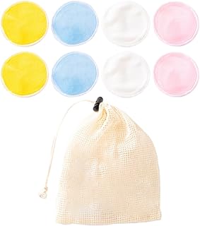 FRCOLOR 9 Peças De Esponja Branca Para Lavar O Rosto Rodadas De Algodão Removedor De Maquiagem Almofadas De Algodão Facial Esponjas Para Limpeza Esponjas Faciais Almofadas Faciais