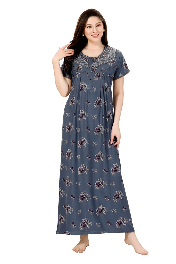 soulemo Women's Printed Alpine Nighty 1673-picture-11