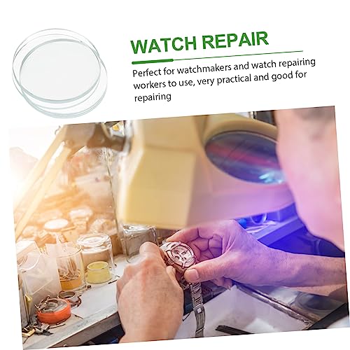 6Pcs Flat Watch Glass Lens Replacement Thickness High Definition Transparent Mineral Glass for Watchmaker Repair and Maintenance3