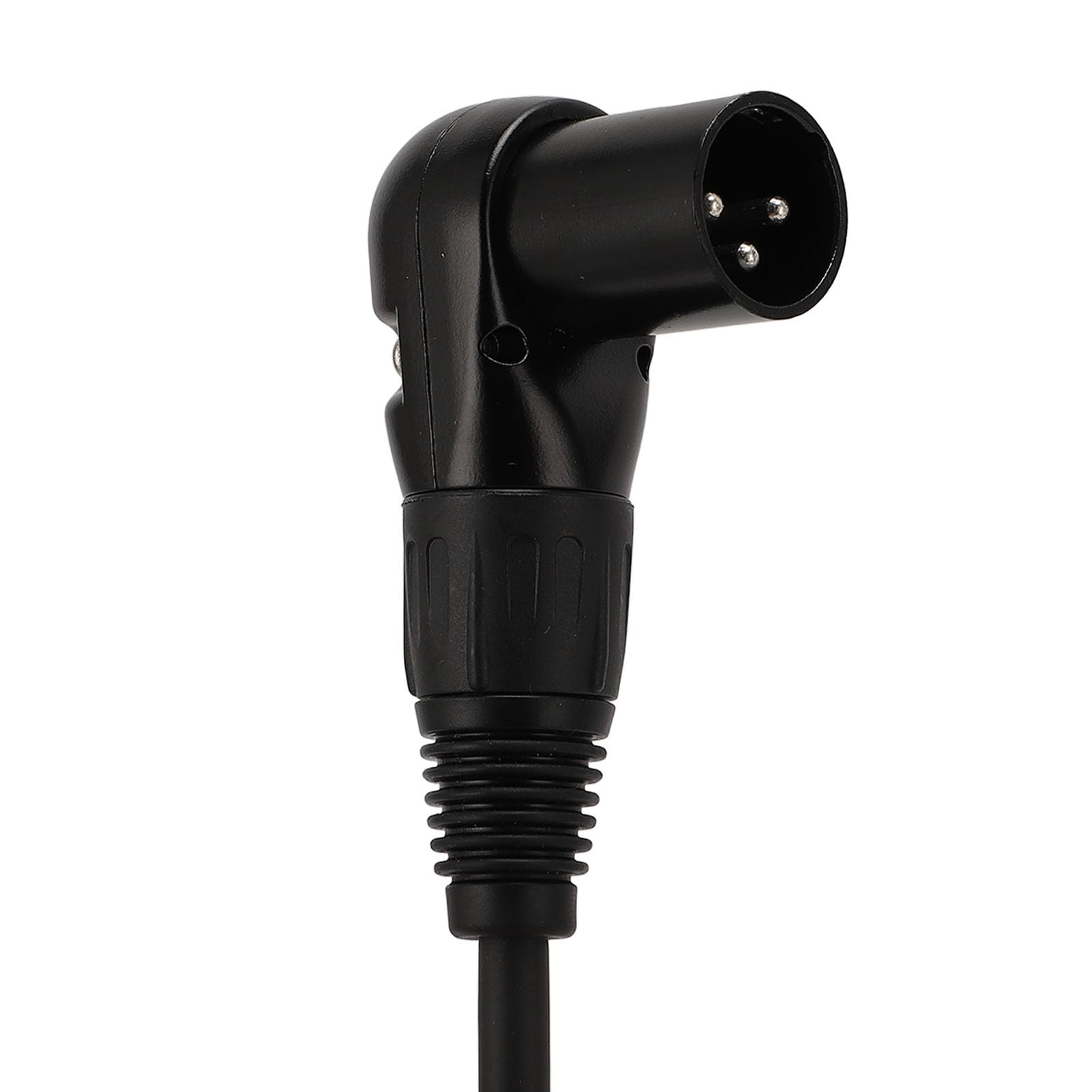 Cocoarm Cavo Microfonico XLR, Adattatore in PVC da 90 Gradi per Mixer da Studio e Altoparlanti con Angoli Regolabili (1,8 metri)