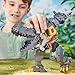 Transformers Cyberworld Grimlock Chomp & Battle 9-Inch Action Figure, Quick Change to Dino Mode, Robot Toys for Boys & Girls, Kids Christmas Stocking Stuffers, Ages 6+