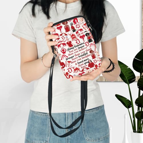 LEVLO Red Elephant Sorority Crossbody Bag Sisterhood Gift Sorority Shoulder Bag Greek Sorority Merchandise3