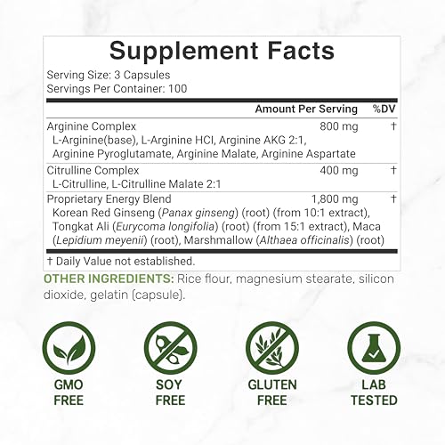 Deal Supplement Nitric Oxide Booster 3,000Mg Per Serving thumb #1