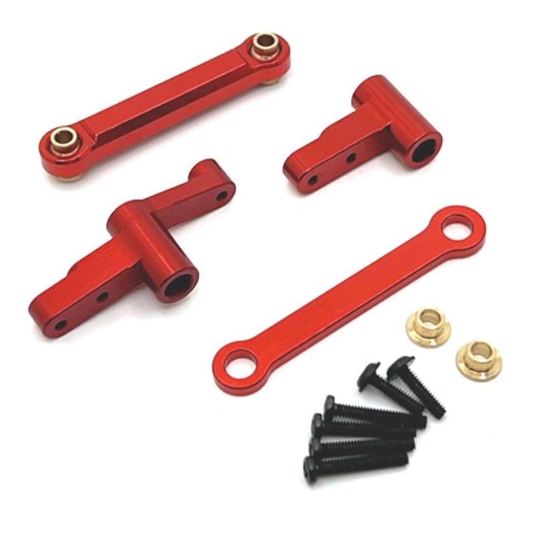 ZDingTech Upgrade Metal Steering Assembly Parts for 1/14 MJX Hyper Go H14BM Steering Assembly Parts,Metal Hyper Go 14209 14210 Steering Assembly Parts,for Hyper Go 14430B Steering Assembly Upgrades.