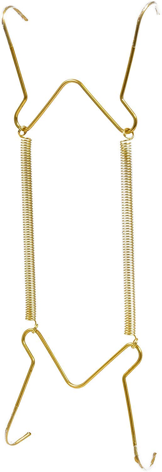 MroMax 1Pc Plate Hangers 10 Inch Brass Plate Wire