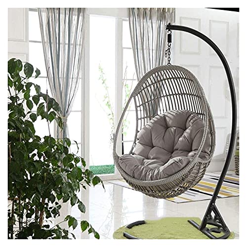 Graue Farbe Outdoor Gartenmöbel Schaukelstuhl Kissen Dicke Ei Hängematte...