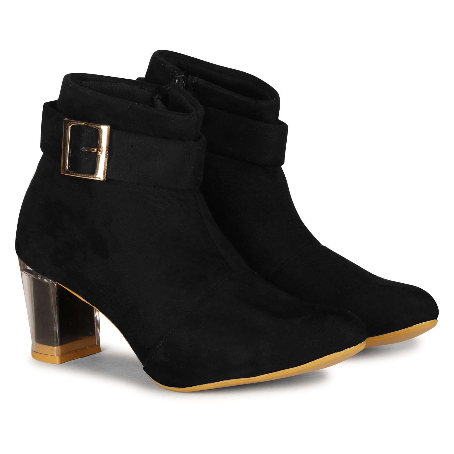 Saheb Trendy High Heel Boots for Girls and Women (534 Black 6UK) (B0CVNDKJRH) Amazon Price History, Amazon Price Tracker