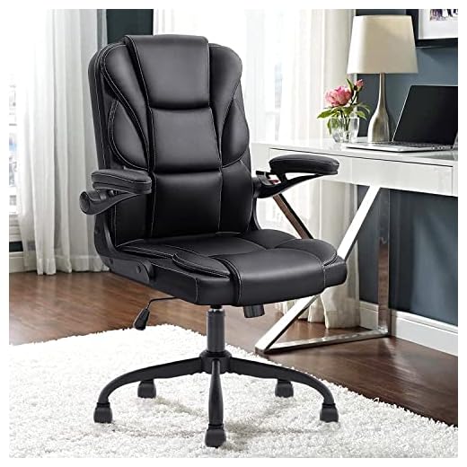 YAMASORO Cadeira Presidente Prime com Braço Ajustável e Sistema Relaxar-Preta